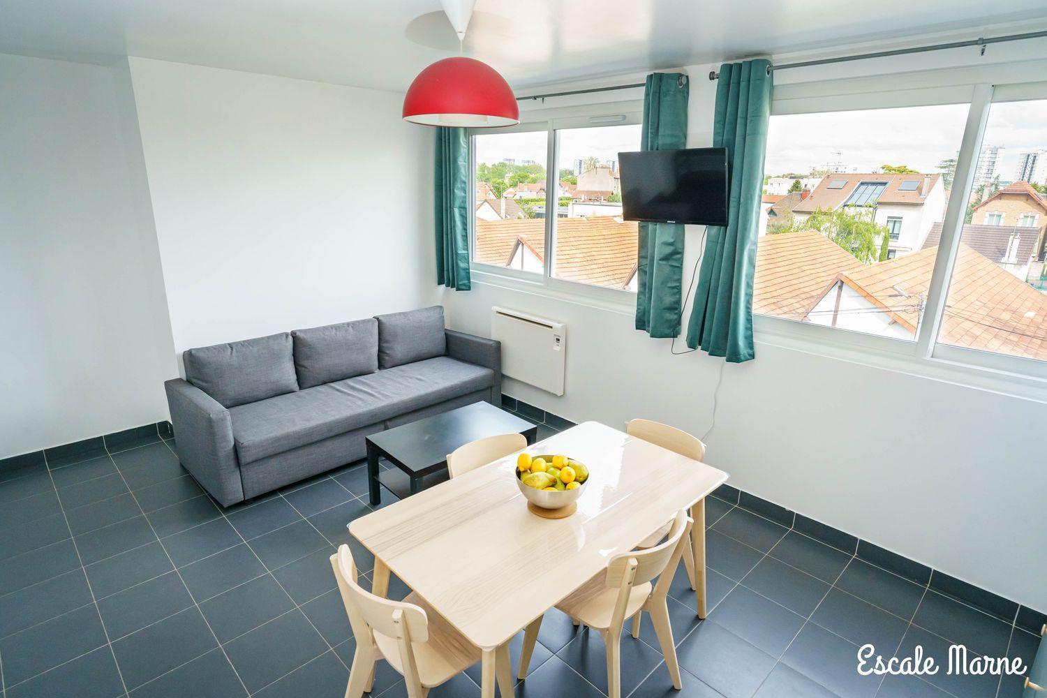 Escale-Marne Fr - 202 - Free Parking - Free Luggage Storage - All Equipped - Linen Included - Washing Machine - 10Mn Walk Metro 8 - Rer A - Panoramic View - From 1 To 14 Guests 迈松阿尔福 外观 照片