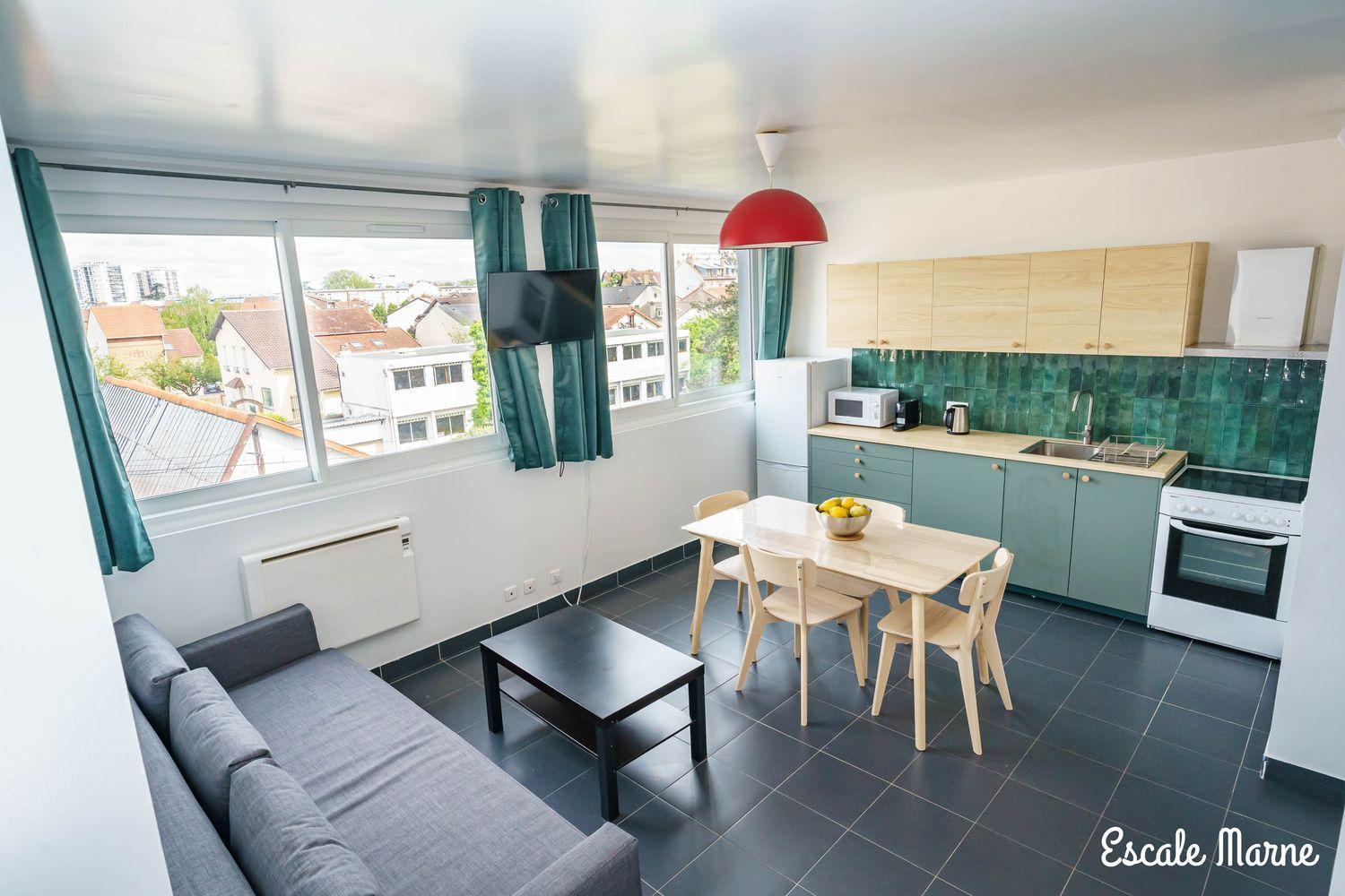 Escale-Marne Fr - 202 - Free Parking - Free Luggage Storage - All Equipped - Linen Included - Washing Machine - 10Mn Walk Metro 8 - Rer A - Panoramic View - From 1 To 14 Guests 迈松阿尔福 外观 照片