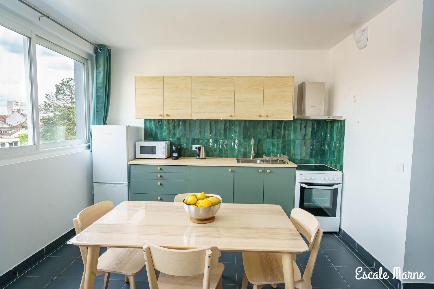 Escale-Marne Fr - 202 - Free Parking - Free Luggage Storage - All Equipped - Linen Included - Washing Machine - 10Mn Walk Metro 8 - Rer A - Panoramic View - From 1 To 14 Guests 迈松阿尔福 外观 照片
