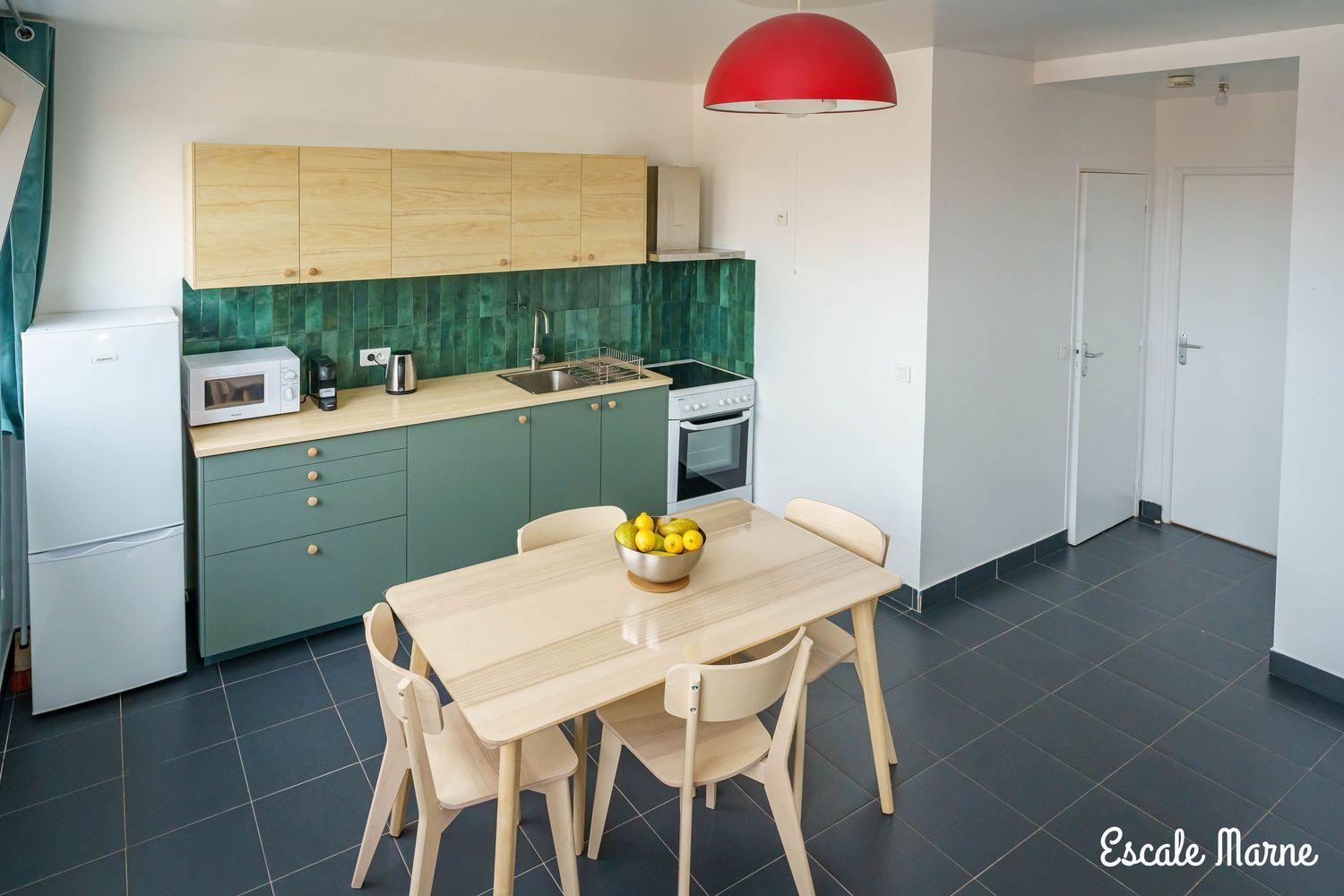 Escale-Marne Fr - 202 - Free Parking - Free Luggage Storage - All Equipped - Linen Included - Washing Machine - 10Mn Walk Metro 8 - Rer A - Panoramic View - From 1 To 14 Guests 迈松阿尔福 外观 照片
