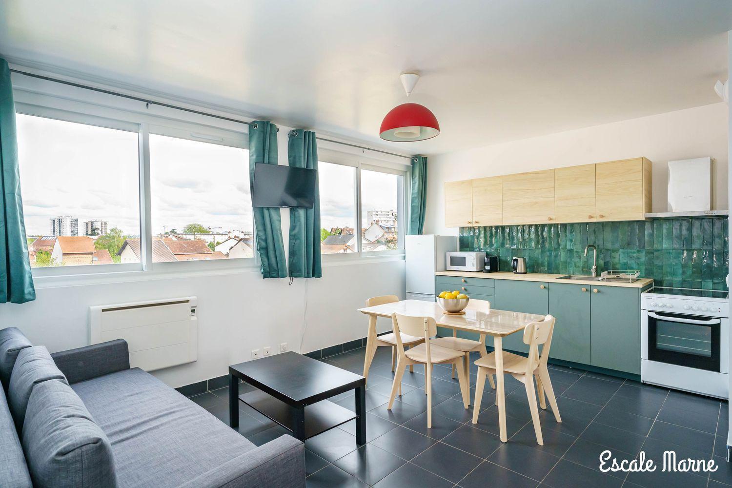 Escale-Marne Fr - 202 - Free Parking - Free Luggage Storage - All Equipped - Linen Included - Washing Machine - 10Mn Walk Metro 8 - Rer A - Panoramic View - From 1 To 14 Guests 迈松阿尔福 外观 照片