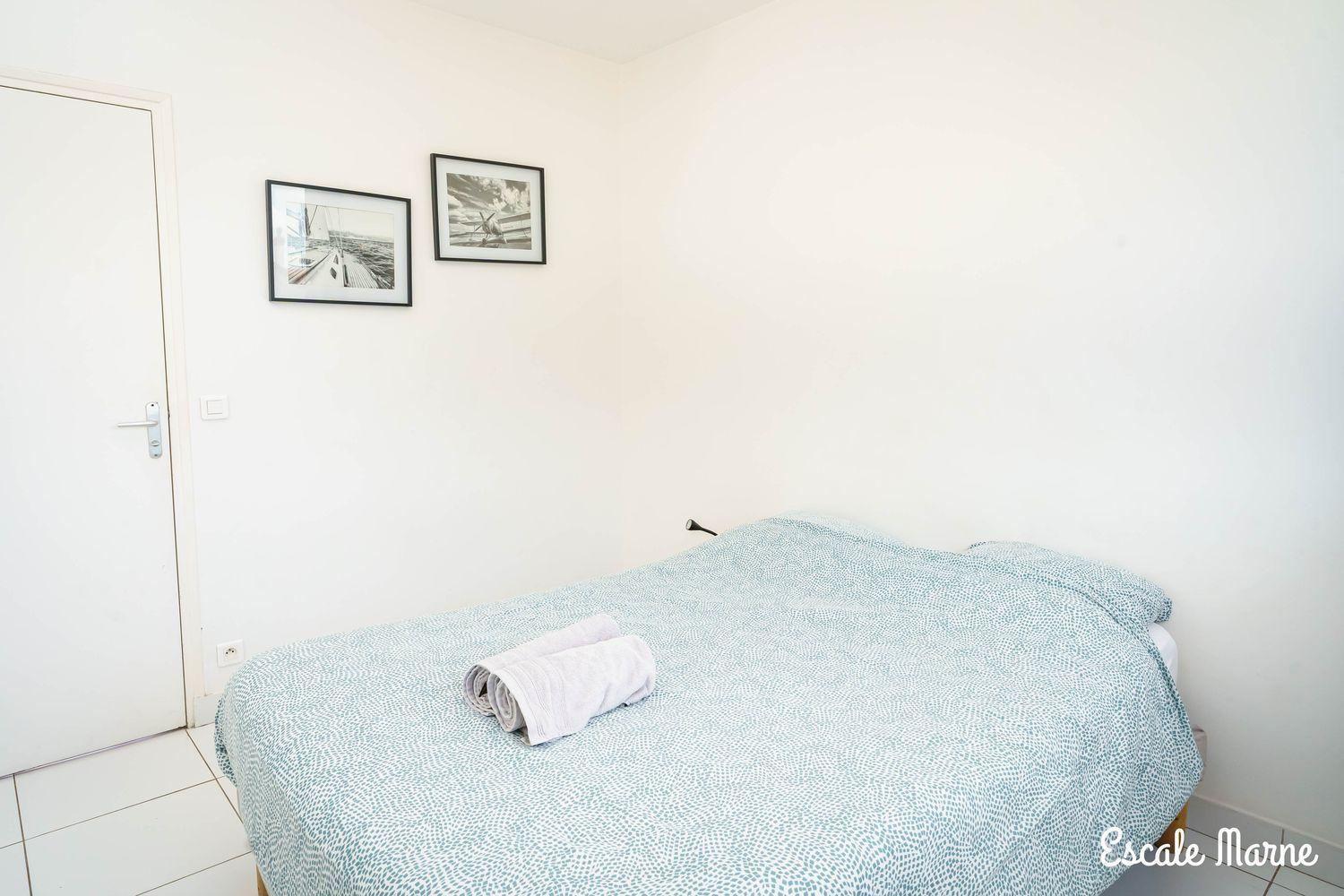 Escale-Marne Fr - 202 - Free Parking - Free Luggage Storage - All Equipped - Linen Included - Washing Machine - 10Mn Walk Metro 8 - Rer A - Panoramic View - From 1 To 14 Guests 迈松阿尔福 客房 照片